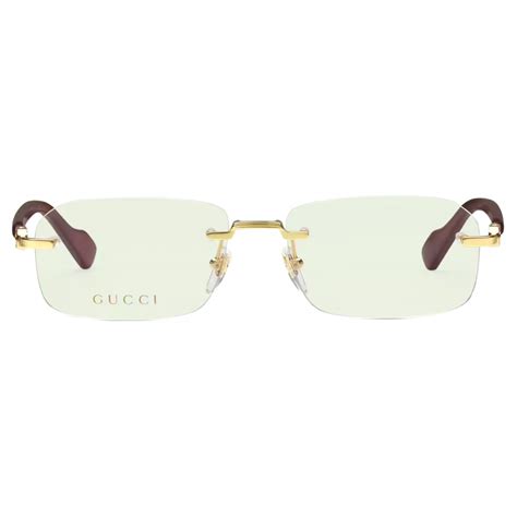 gucci rectangle frame|gucci rectangular optical frame.